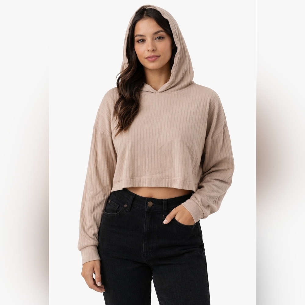 Forever 21 Cropped Hoodie Small Lightweight